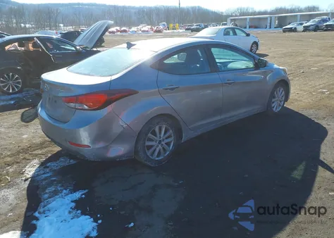 2015 Hyundai Elantra Se из США, поврежденный, VIN KMHDH4AE6FU422055